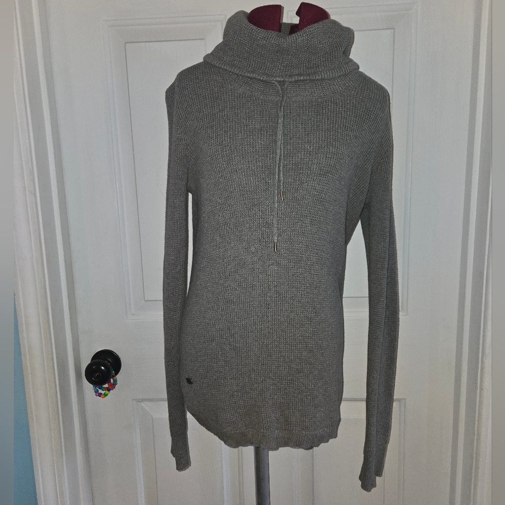 Lauren Ralph Lauren Gray Knit Womens Sweater Sweater